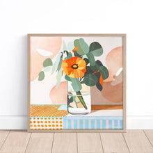 Load image into Gallery viewer, Orange Oasis Art Print (Square)