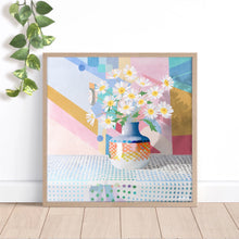 Load image into Gallery viewer, Delightful Daisy’s Art Print (Square)