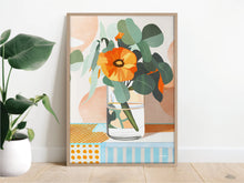 Load image into Gallery viewer, Orange Oasis (Portrait) Art Print