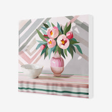Load image into Gallery viewer, Pink Peony Canvas Print (Square)