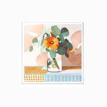 Load image into Gallery viewer, Orange Oasis Art Print (Square)