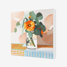 Load image into Gallery viewer, Orange Oasis Canvas Print (Square)