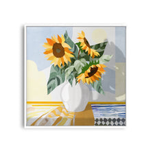 Load image into Gallery viewer, Sunflower Serenade Canvas Print (Square)