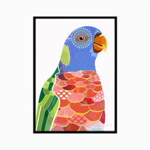 Load image into Gallery viewer, Rainbow Lorikeet Bird Art Print