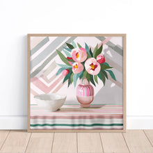 Load image into Gallery viewer, Pink Peony Art Print (Square)