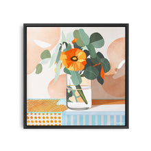 Load image into Gallery viewer, Orange Oasis Canvas Print (Square)