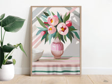 Load image into Gallery viewer, Pink Peony (Portrait) Art Print