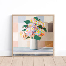 Load image into Gallery viewer, Kaleidoscope Blooms Art Print (Square)