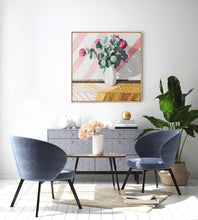 Load image into Gallery viewer, Ochre Posy Canvas Print (Square)