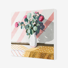 Load image into Gallery viewer, Ochre Posy Canvas Print (Square)