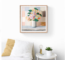 Load image into Gallery viewer, Kaleidoscope Blooms Art Print (Square)