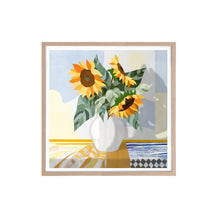Load image into Gallery viewer, Sunflower Serenade Art Print (Square)
