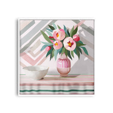 Load image into Gallery viewer, Pink Peony Canvas Print (Square)