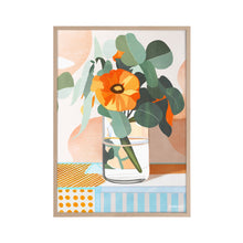 Load image into Gallery viewer, Orange Oasis (Portrait) Art Print