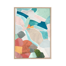 Load image into Gallery viewer, Rocky Shores Abstract Art Print (Portrait)
