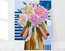 Load image into Gallery viewer, Darling Dahlias - Original Artwork