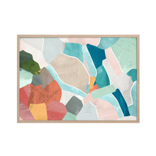 Load image into Gallery viewer, Rocky Shores Abstract Art Print (Landscape)