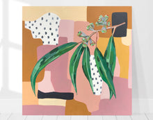 Load image into Gallery viewer, Original acrylic artwork gum leaf