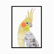 Load image into Gallery viewer, Cockatiel Bird Art Print