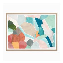 Load image into Gallery viewer, Rocky Shores Abstract Art Print (Landscape)