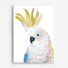 Load image into Gallery viewer, Yellow crested cockatoo art print