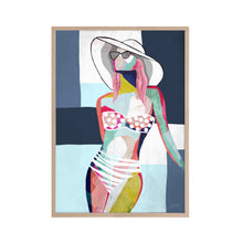 Load image into Gallery viewer, She Walks Like Rain Figurative Art Print