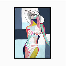 Load image into Gallery viewer, She Walks Like Rain Figurative Art Print