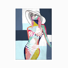 Load image into Gallery viewer, She Walks Like Rain Figurative Art Print