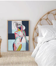 Load image into Gallery viewer, She Walks Like Rain Figurative Art Print