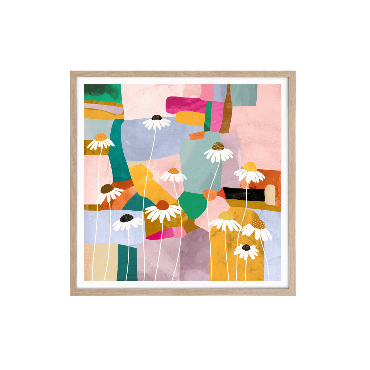 He Loves Me, He Loves Me Not Art Print (Square) – Frankie B Design