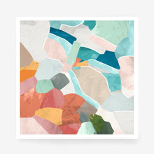Load image into Gallery viewer, Rocky Shores Abstract Art Print (Square)