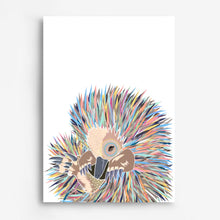 Load image into Gallery viewer, Colourful Echidna Art Print
