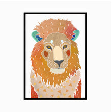 Load image into Gallery viewer, Lion Art Print