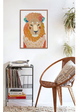 Load image into Gallery viewer, Lion Art Print