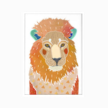 Load image into Gallery viewer, Lion Art Print