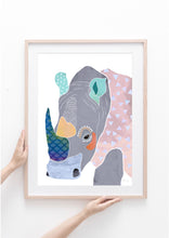 Load image into Gallery viewer, Rhinoceros Art Print