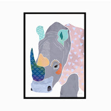 Load image into Gallery viewer, Rhinoceros Art Print