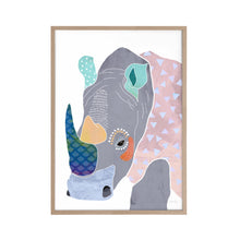 Load image into Gallery viewer, Rhinoceros Art Print