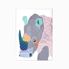 Load image into Gallery viewer, Rhinoceros Art Print