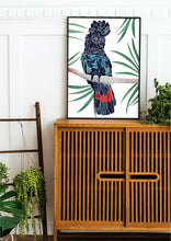 Load image into Gallery viewer, Red tailed Cockatoo Art Print
