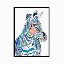Load image into Gallery viewer, Zebra Art Print