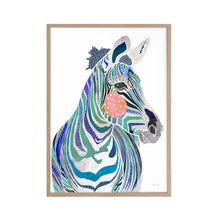 Load image into Gallery viewer, Zebra Art Print