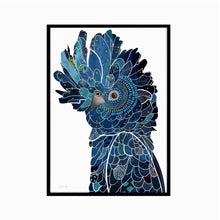 Load image into Gallery viewer, Black Cockatoo Wall art print