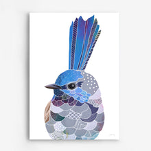 Load image into Gallery viewer, Fairywren Bird Art Print
