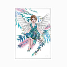 Load image into Gallery viewer, Bottlebrush Fairy Art Print