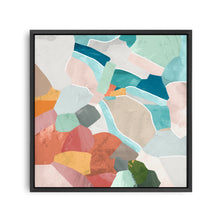 Load image into Gallery viewer, Rocky Shores Abstract Canvas Print (Square)