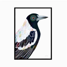 Load image into Gallery viewer, Magpie Bird Art Print