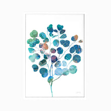 Load image into Gallery viewer, Round Eucalyptus Print