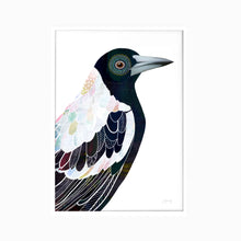 Load image into Gallery viewer, Magpie Bird Art Print