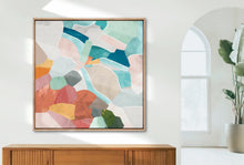 Load image into Gallery viewer, Rocky Shores Abstract Canvas Print (Square)